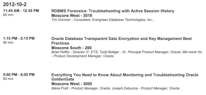 OOW - 02 de Outubro de 2012